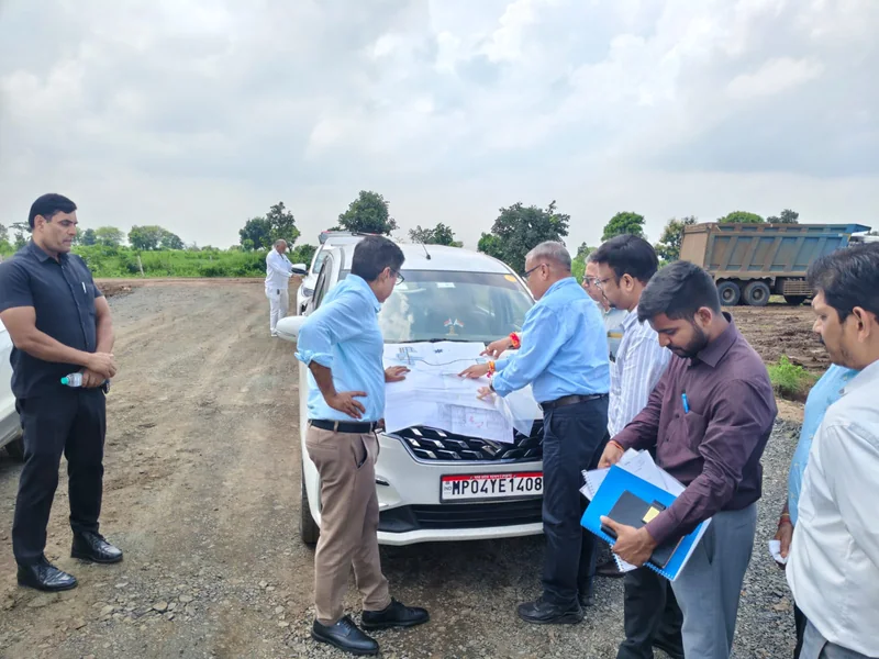 आयुक्त एमएसएमई ने नवीन औद्योगिक क्षेत्र अगरिया छापर का किया निरीक्षण